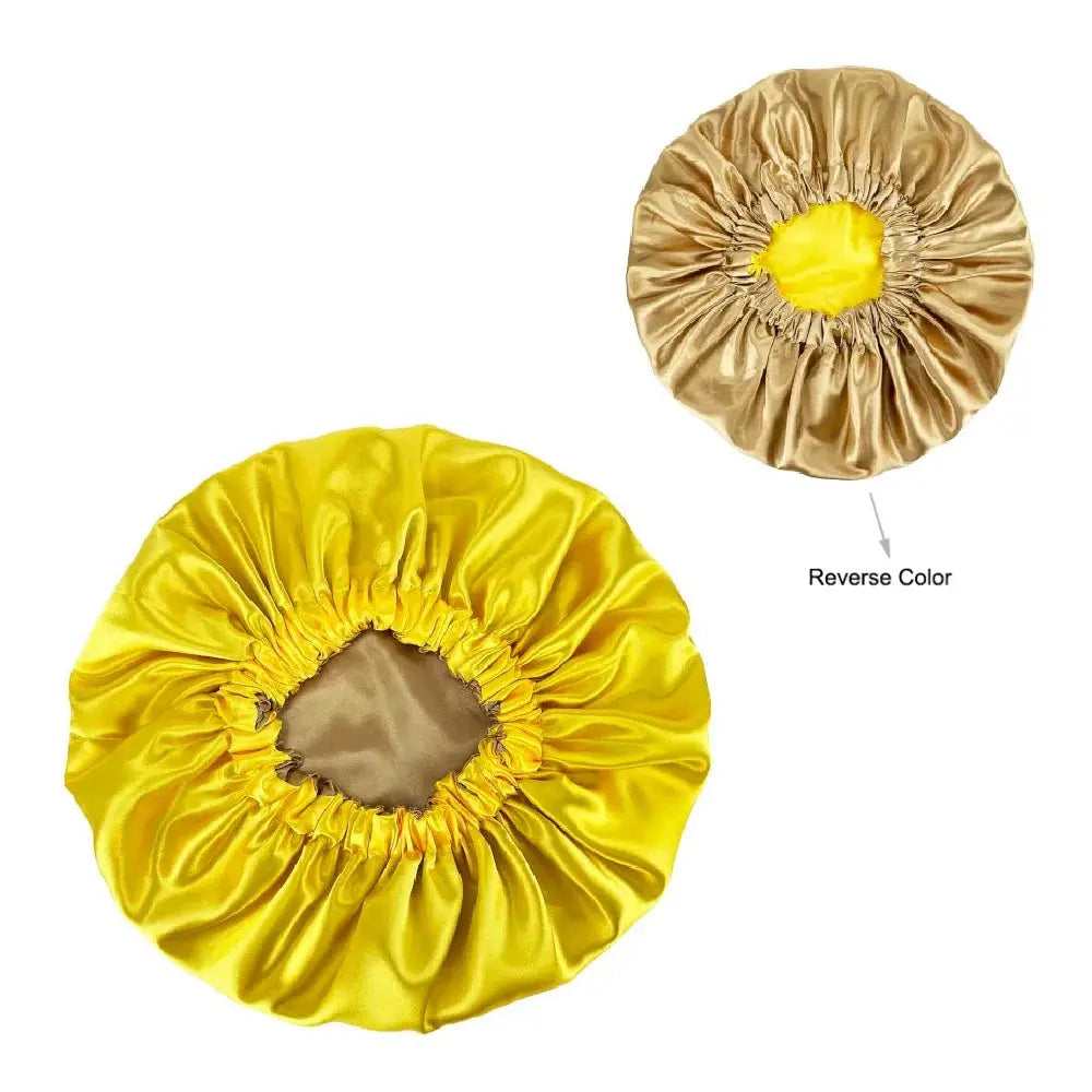 New Extra Large Women African Pattern Print Fabric Ankara Bonnets Satin Lined Bonnets Night Sleep Hat Ladies Turban Wholesale RosyasT