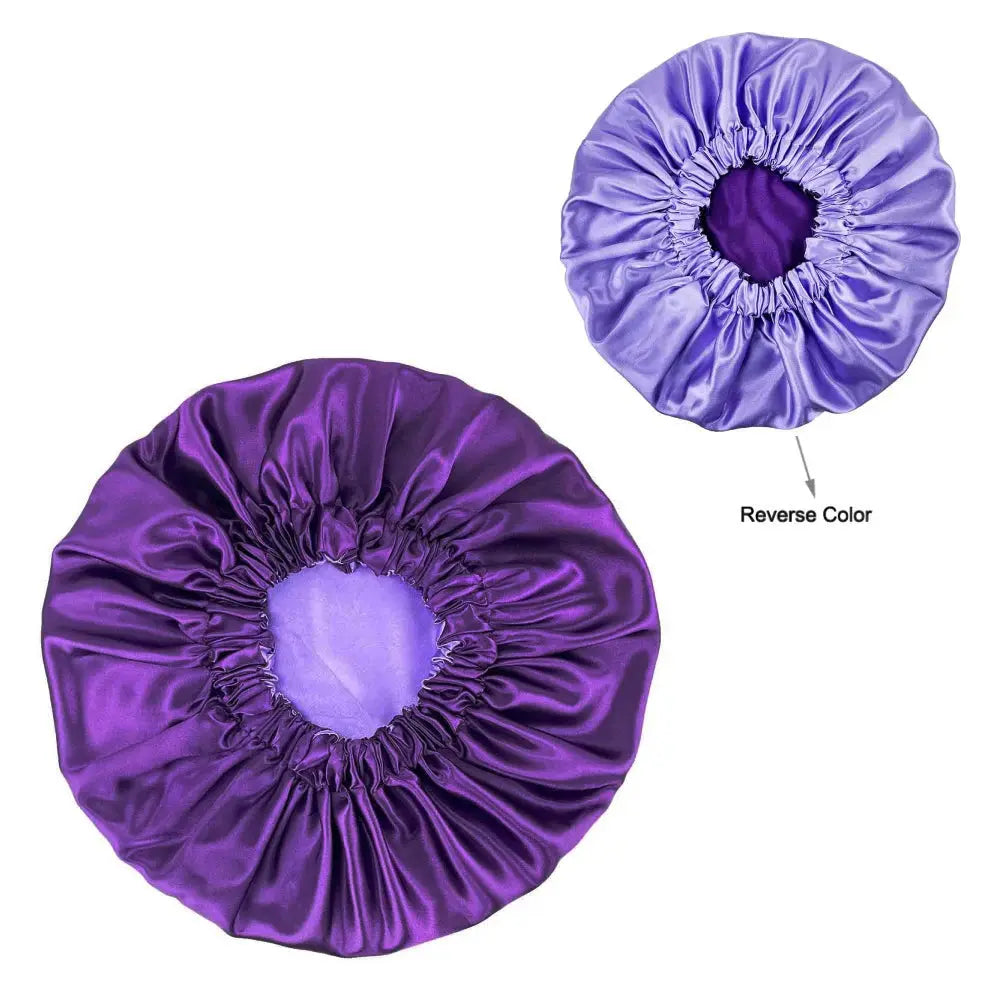 New Extra Large Women African Pattern Print Fabric Ankara Bonnets Satin Lined Bonnets Night Sleep Hat Ladies Turban Wholesale RosyasT