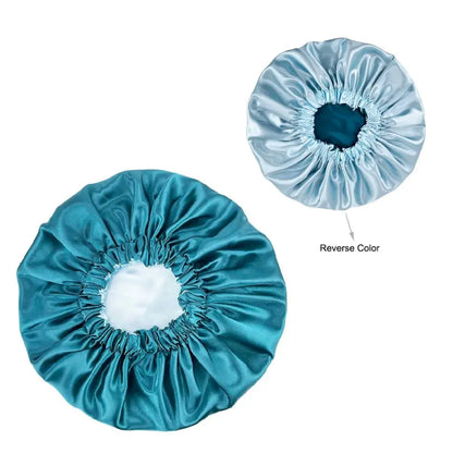 New Extra Large Women African Pattern Print Fabric Ankara Bonnets Satin Lined Bonnets Night Sleep Hat Ladies Turban Wholesale RosyasT