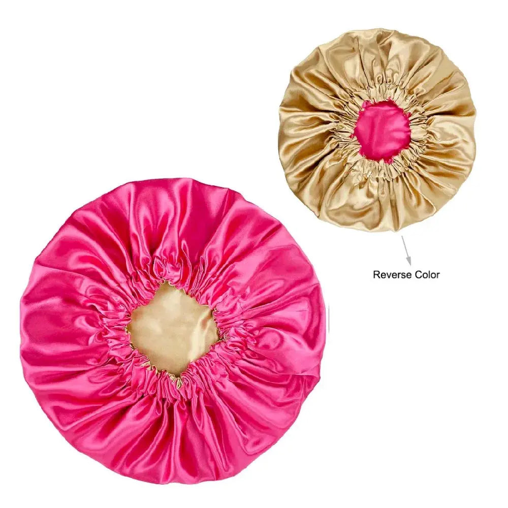 New Extra Large Women African Pattern Print Fabric Ankara Bonnets Satin Lined Bonnets Night Sleep Hat Ladies Turban Wholesale RosyasT